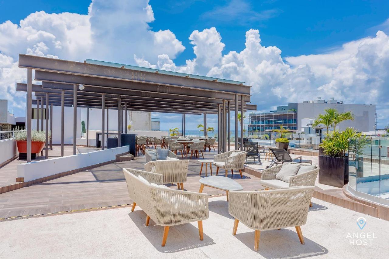 Incredible Oceanview Roof Lounge, Apartment Units 2 Blocks To Beach Playa del Carmen Exteriör bild