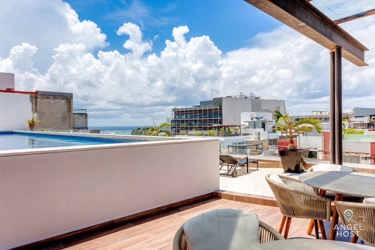 Incredible Oceanview Roof Lounge, Apartment Units 2 Blocks To Beach Playa del Carmen Exteriör bild